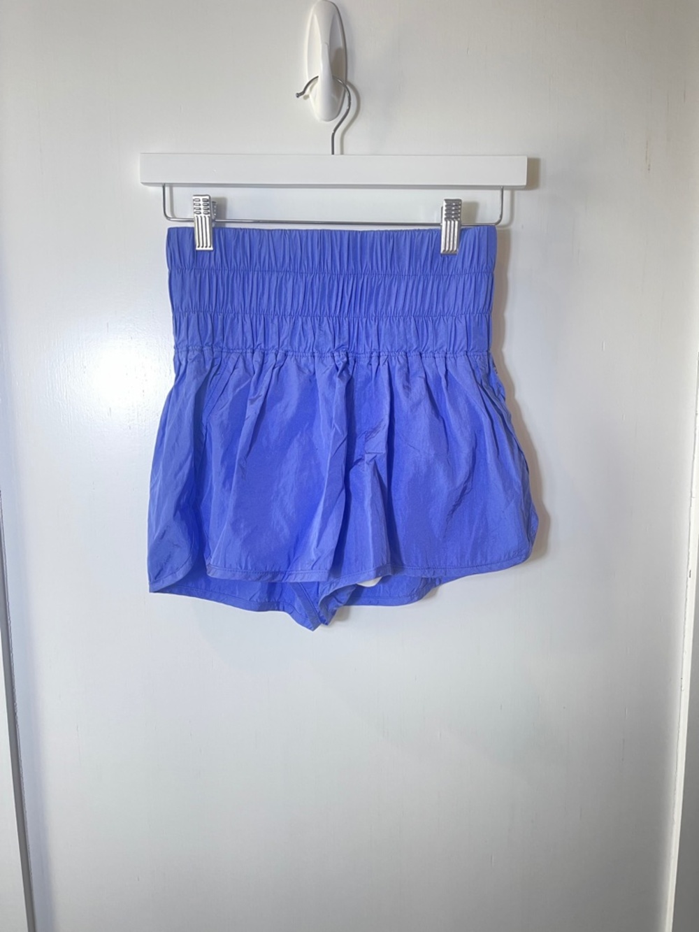 Free People FP Movement The Way Home Shorts in Blue Size Small High Rise Lined - Picture 3 of 7